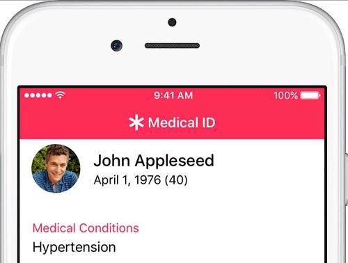 Medical ID for iPhone